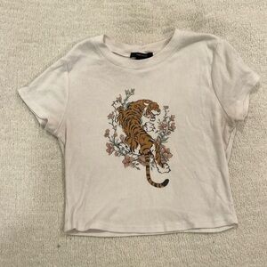 Print baby tee